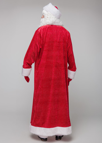 Костюм Деда Мороза Юрьевский красный