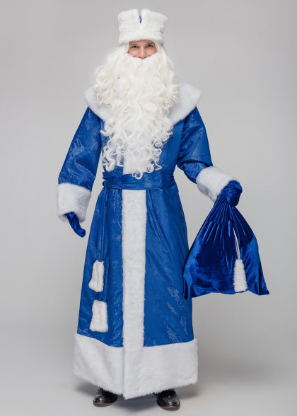 Костюм Деда Мороза Михайловский синий