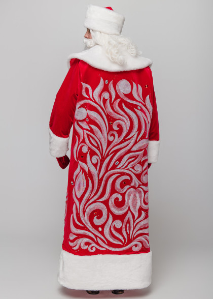 Костюм Деда Мороза Полюс красный