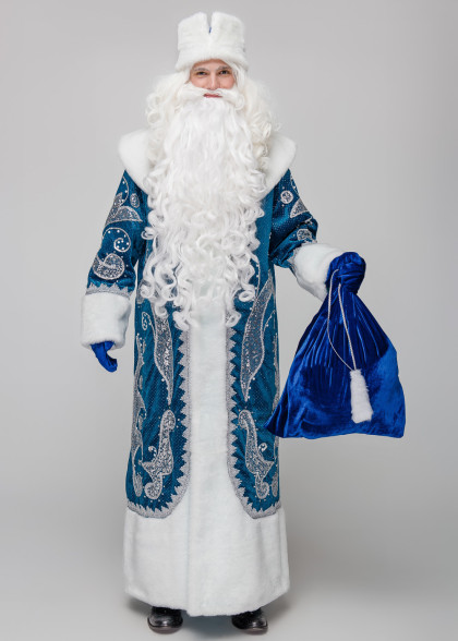 Костюм Деда Мороза Феникс синий