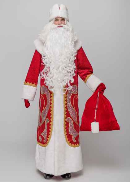 Костюм Деда Мороза Знаменский красный 