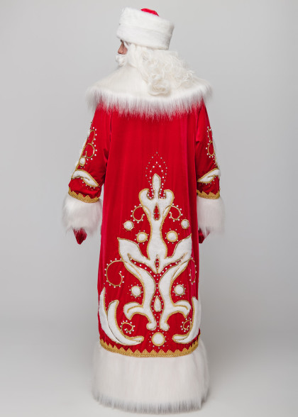 Костюм Деда Мороза Успенский красный