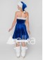 Костюм Снегурочки Финка синяя, 8073, размеры XS, S, M, L