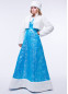 Костюм Снегурочки Боярыня голубая, 8001