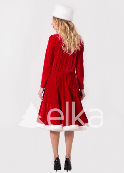 Костюм Снігуроньки Суздальська червона